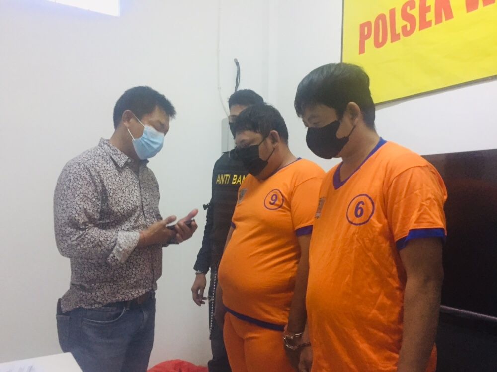 Dua pelaku Pencuri motor di Polsek Wonokromo