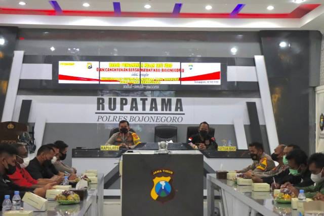 Rapat koordinasi Polres Bojonegoro