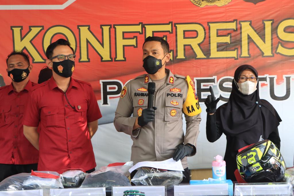 Kapolres Tuban Pamerkan Pelaku