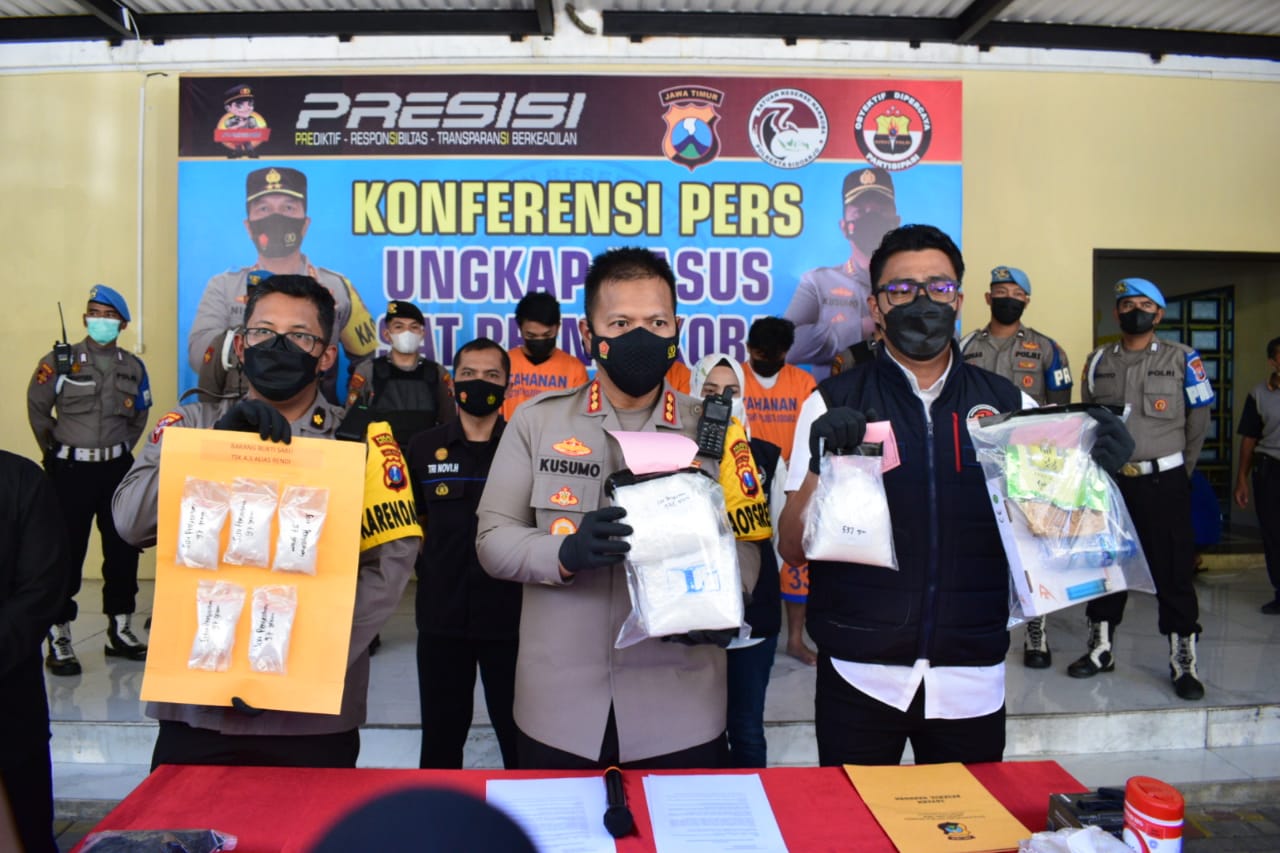 Tersangka sabu Polresta Sidoarjo