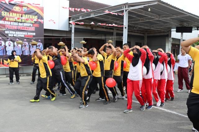 Berbagai lomba di Polres Pamekasan