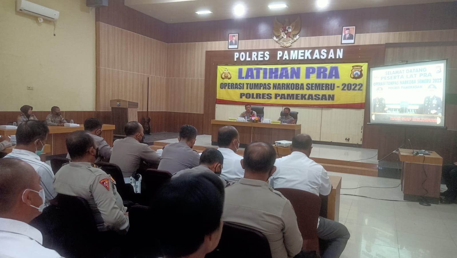 Latpraops Tumpas Narkoba Pamekasan 