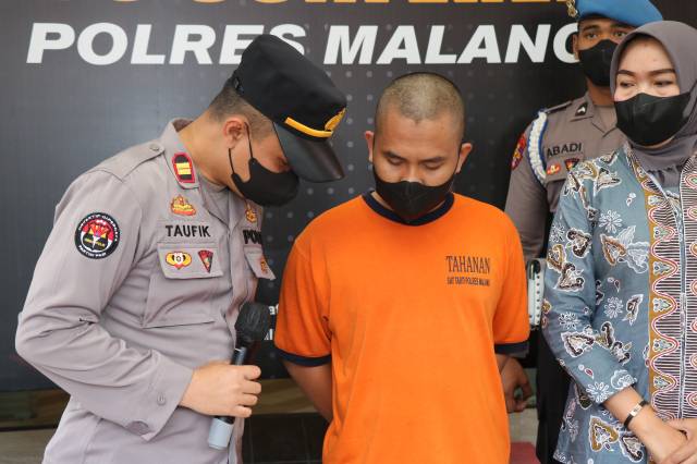 Pelaku cabul di Polres Malang
