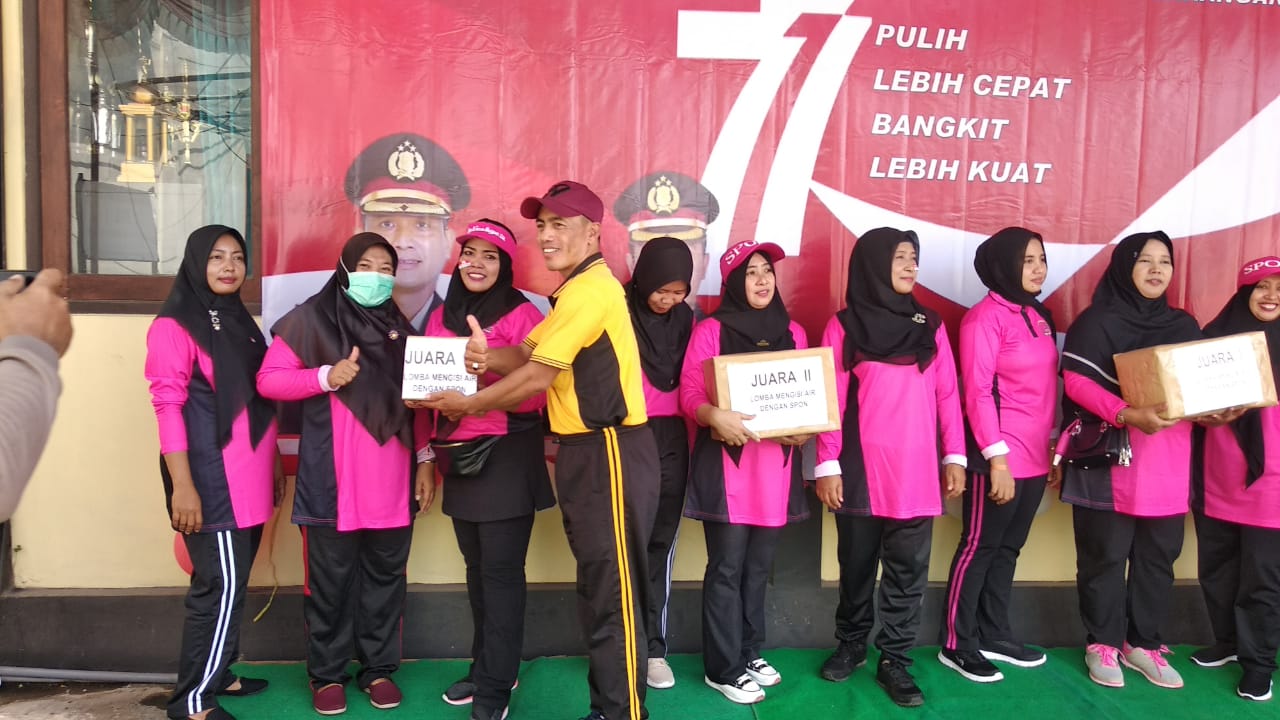 Lomba HUT RI Polsek Larangan