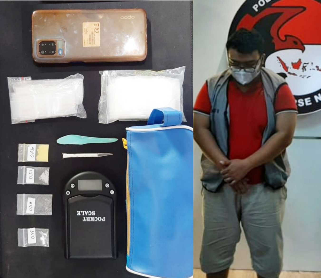 Pengedar sabu dan ekstasi ditangkap Polrestabes Surabaya'