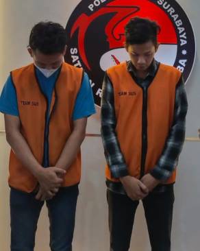 Dua Pengedar sabu ditangkap Polrestabes Surabaya 