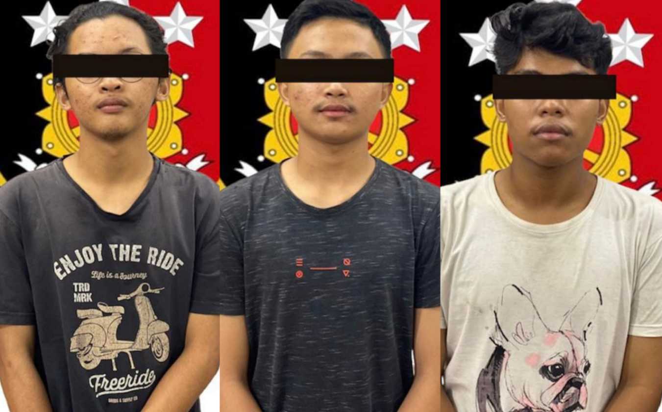 Tiga pelaku pengeroyokan pelajar di Surabaya