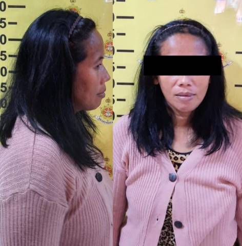 Ibu rumah tangga yang ditangkap Polisi Gubeng Surabaya