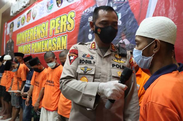 Kapolres Pemekasan dalam ungkap kasus Narkoba 
