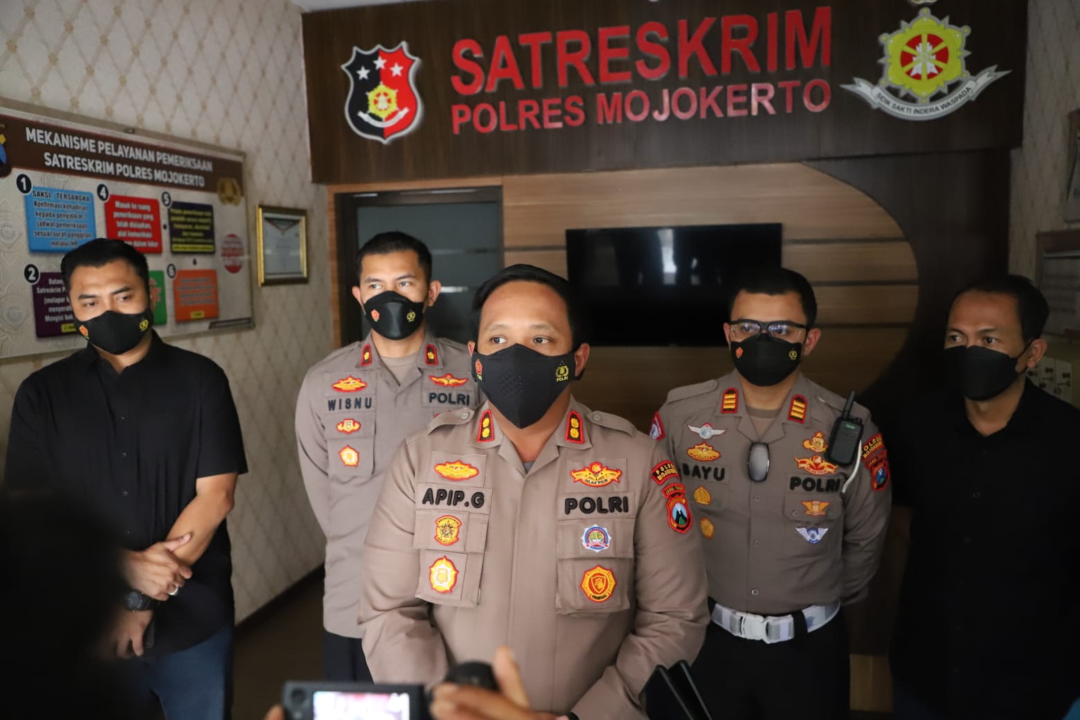 Kapolres Mojokerto AKBP Apip Ginanjar