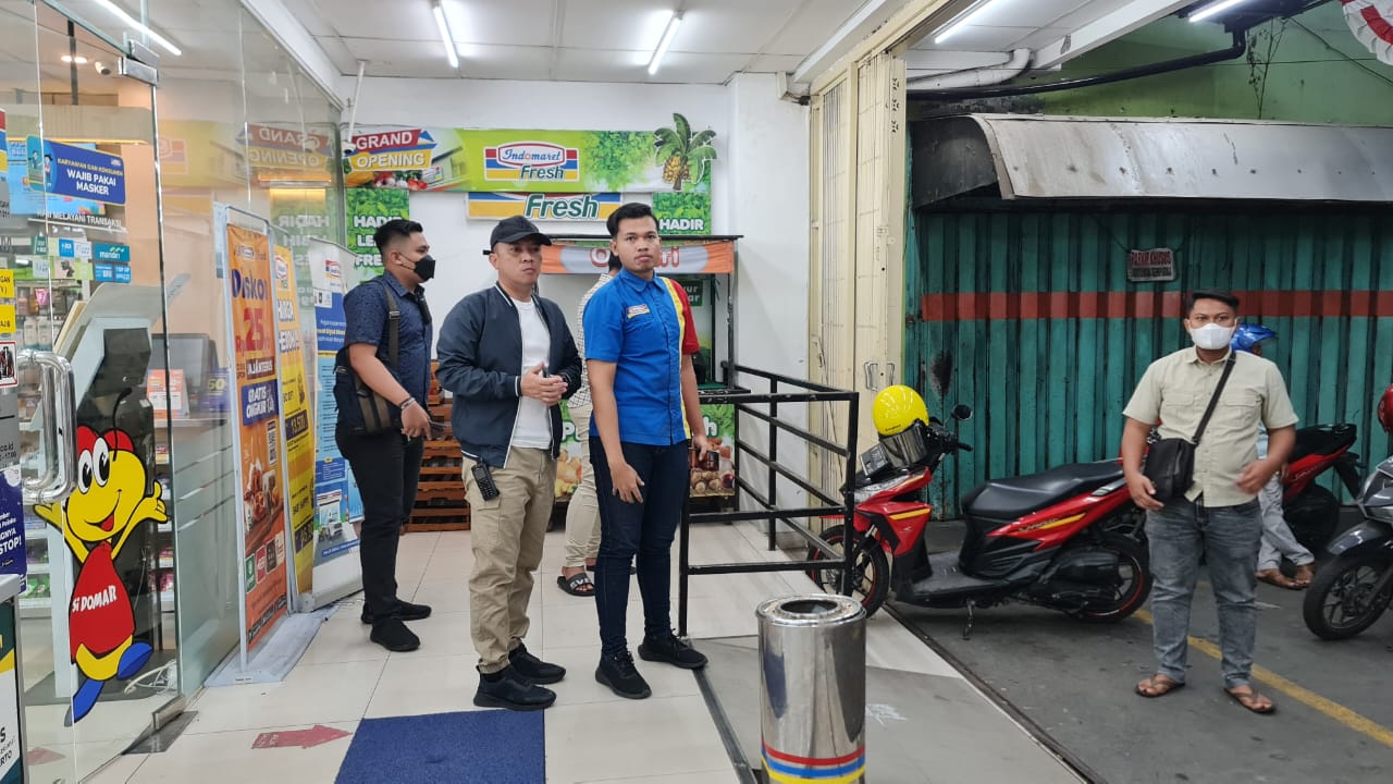 Lokasi penganiayaan di area Polres Mojokerto 