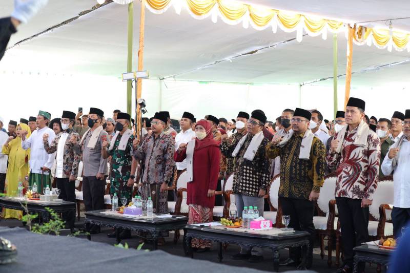Menkopolhukam RI, Menag RI dan Kadensus didampingi Forkopimda Jatim di Bangkalan