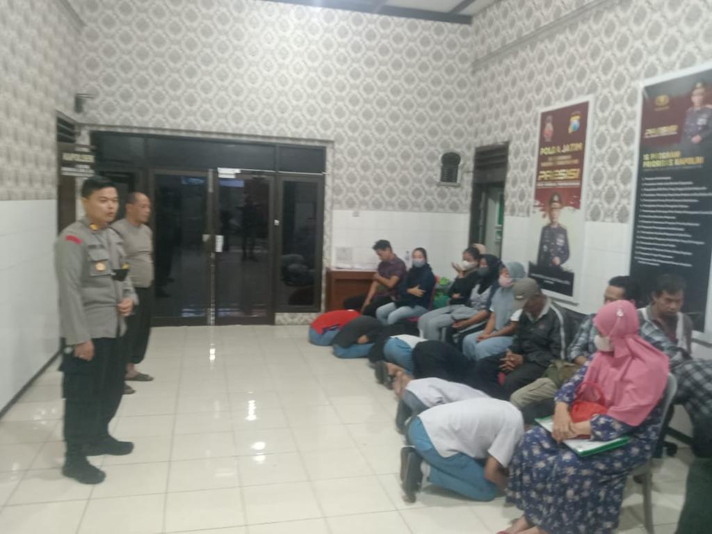 Sujud meminta maaf, Siswa usai gelar Pesta miras