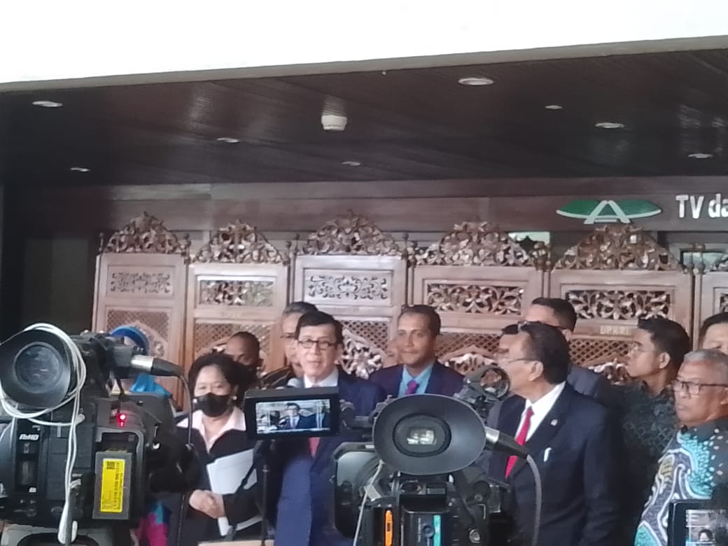 Menteri hukum dan HAM Yasonna H. Laoly