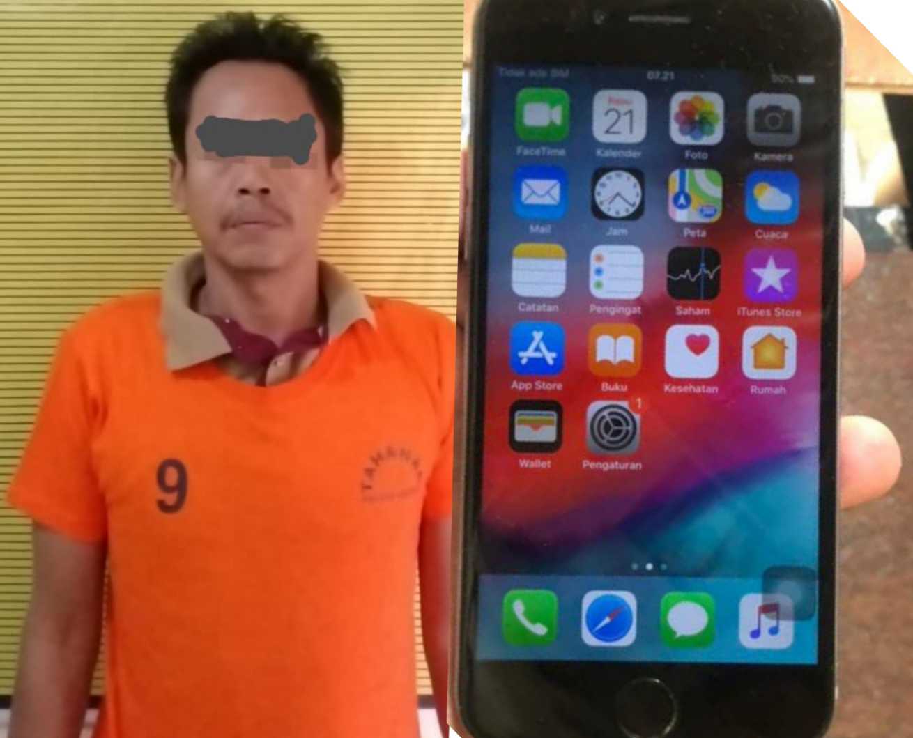 Pelaku pencurian di Polsek Genteng Surabaya
