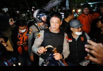 Kombes Pol Akhmad Yusep Gunawan saat razia Gengster