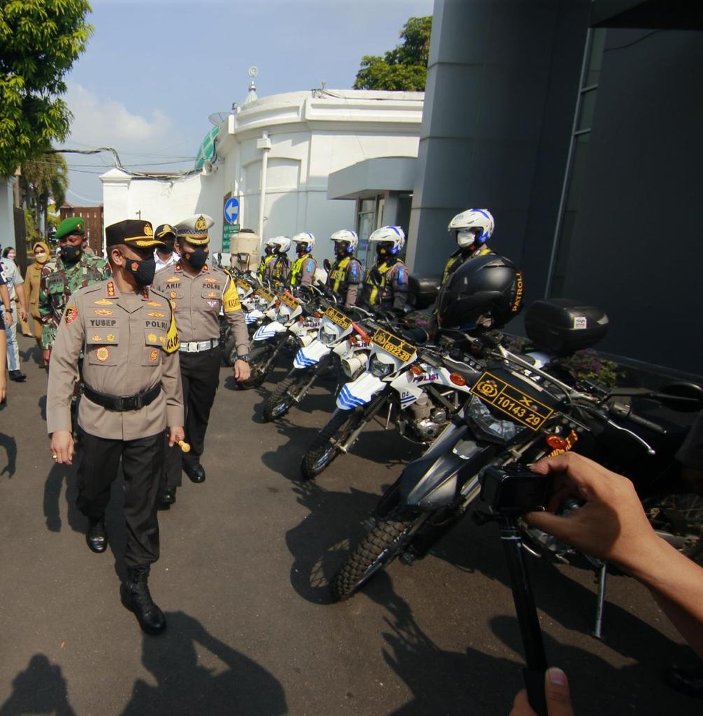Apel Gelar Pasukan Operasi Zebra Semeru 2022 di Polrestabes Surabaya 