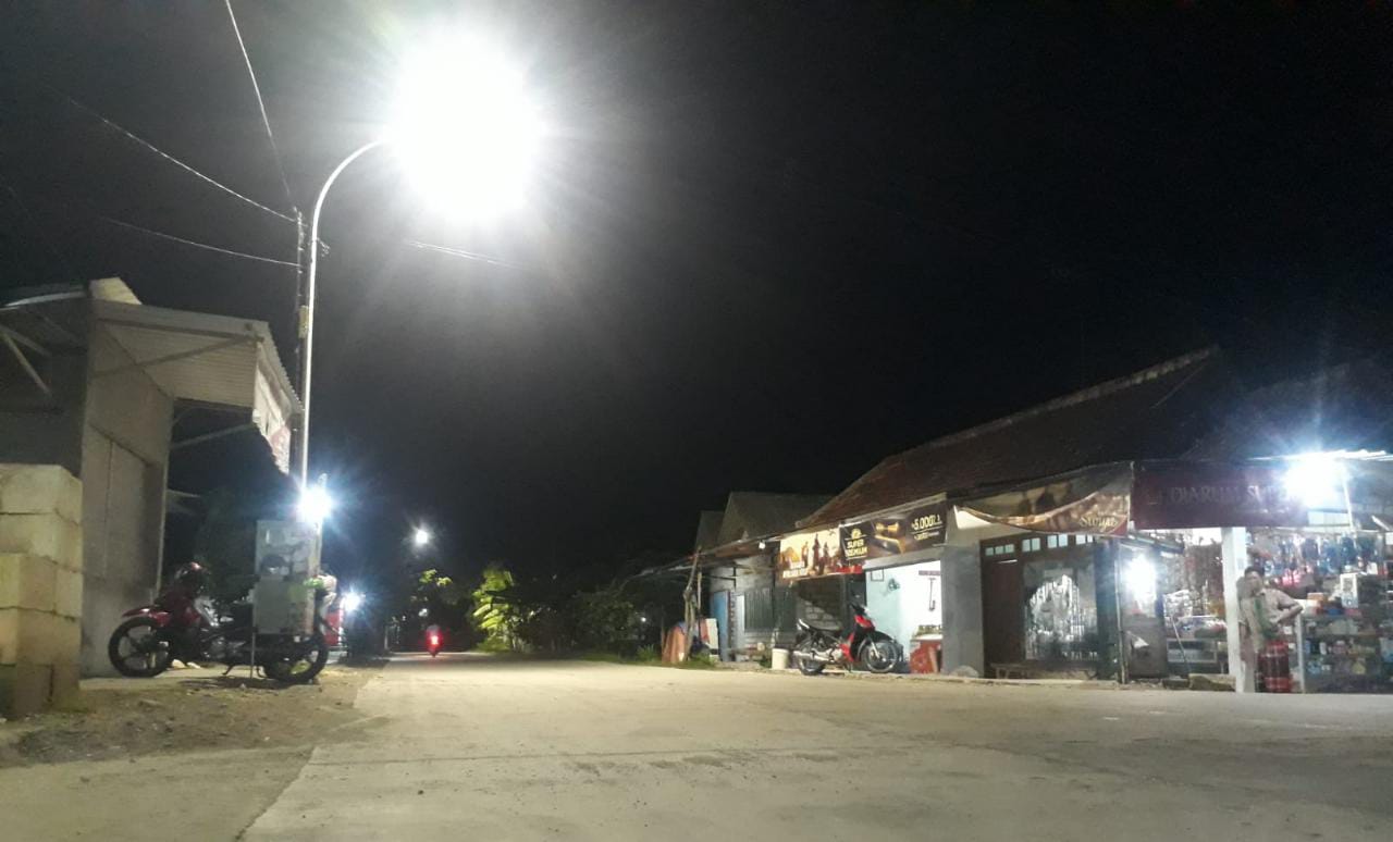 Lampu PJU di Bojonegoro 