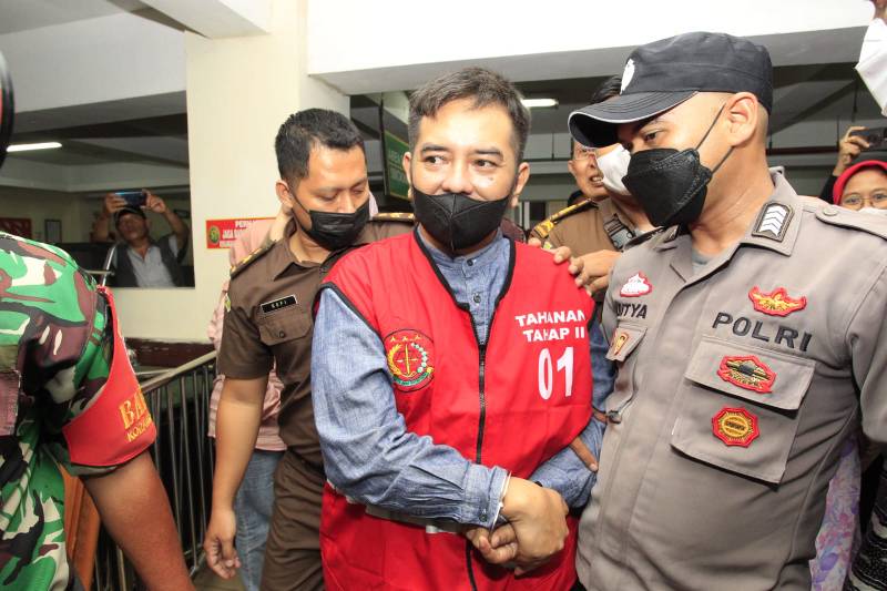 MSAT saat jalani peesidangan kasus pencabulan
