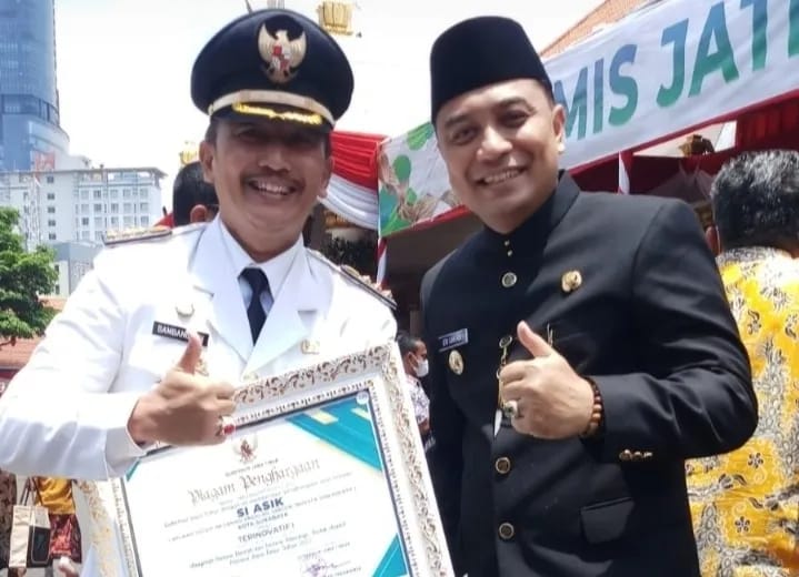 Camat Asemrowo dan Walikota Surabaya 