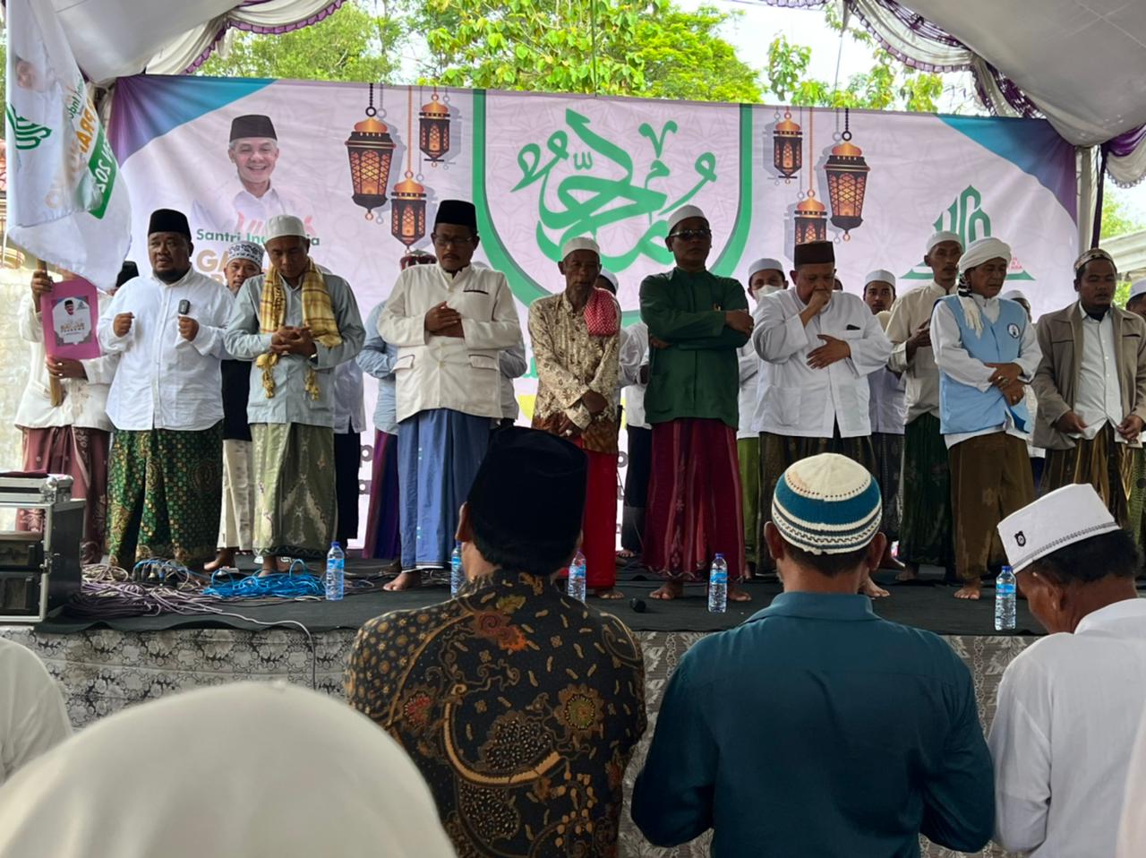 Ribuan Santri di Bangkalan Dukung Ganjar Presiden 2024