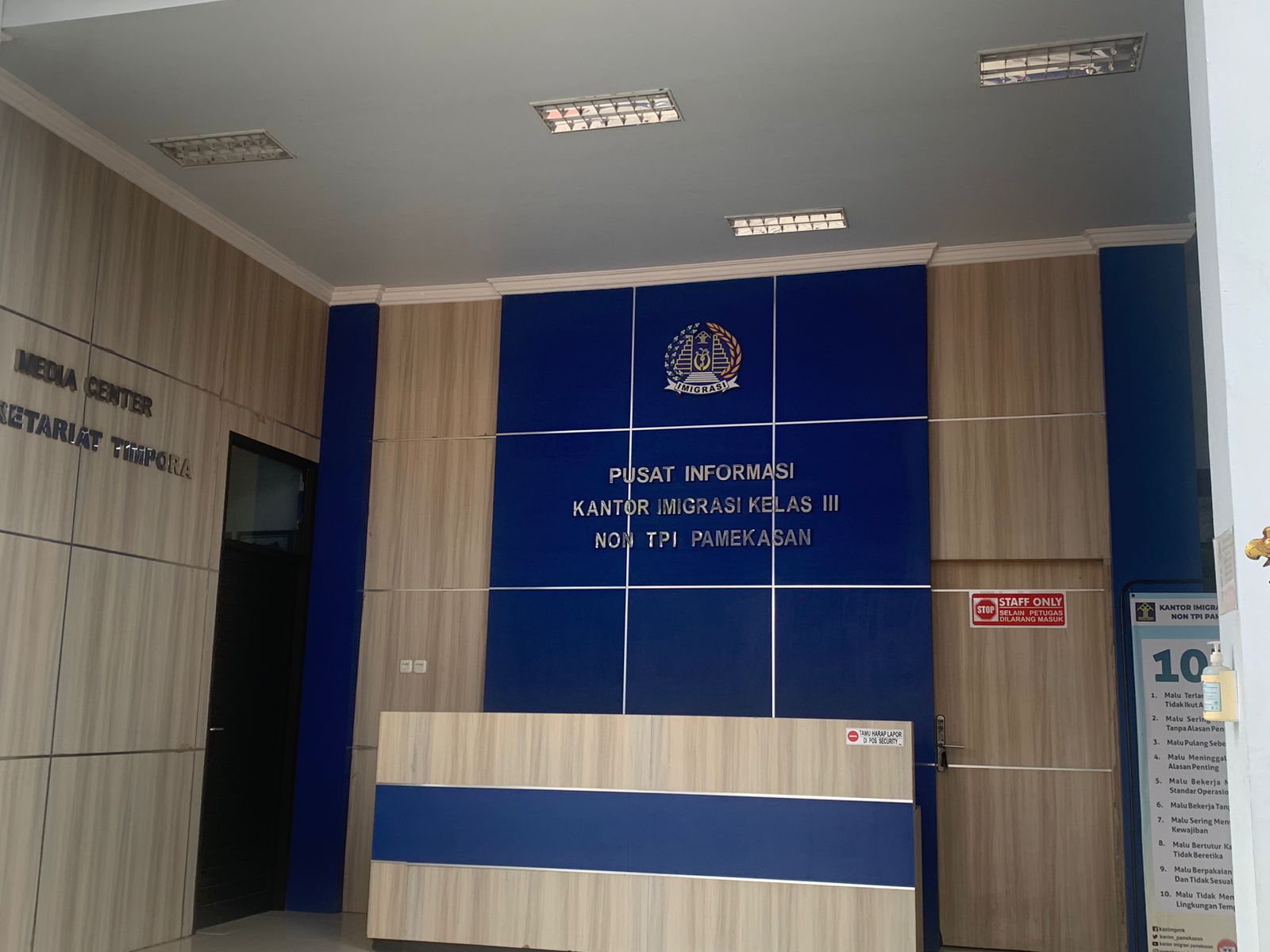 Kantor Imigrasi Kelas III Non TPI Pamekasan
