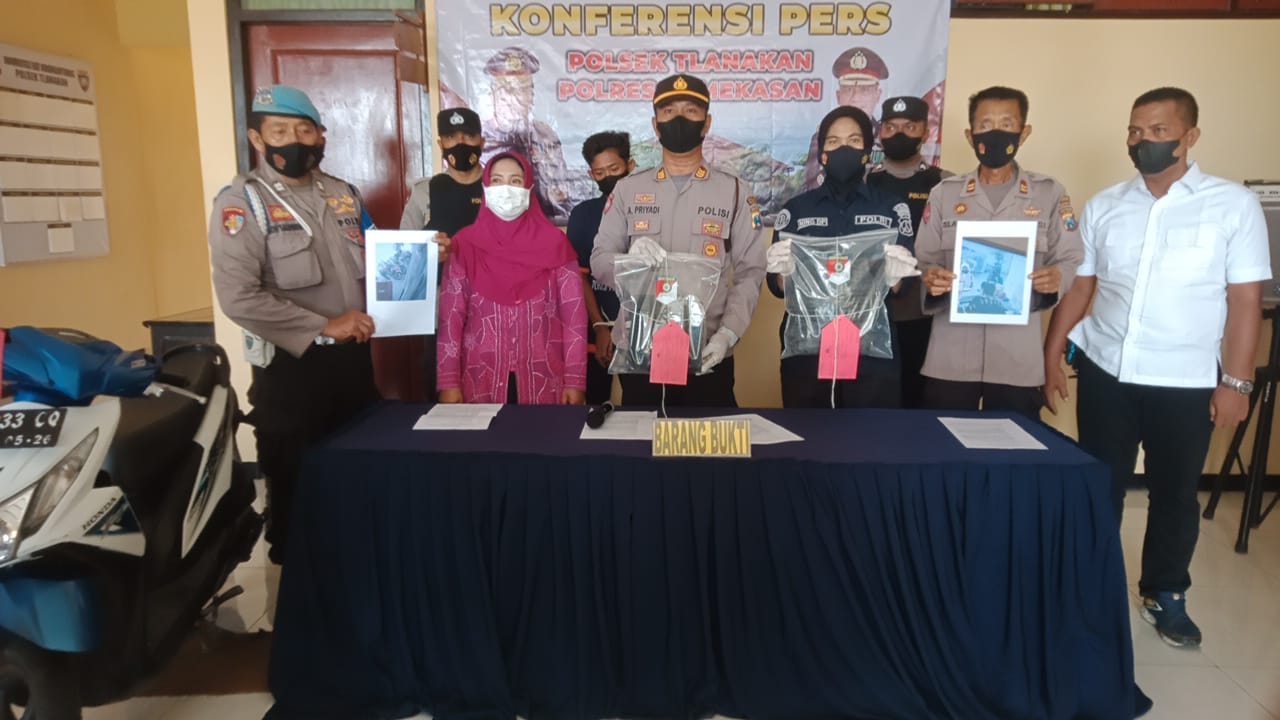 Polsek Tlanakan, Pamekasan pamerkan pelaku curi motor 