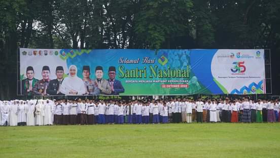 Peringatan Hari Santri Tahun 2022 di Alun-alun Bojonegoro