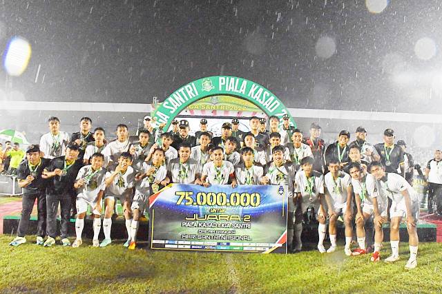 Tim Jatim 3 Runerup Liga Santri Piala Kasad.