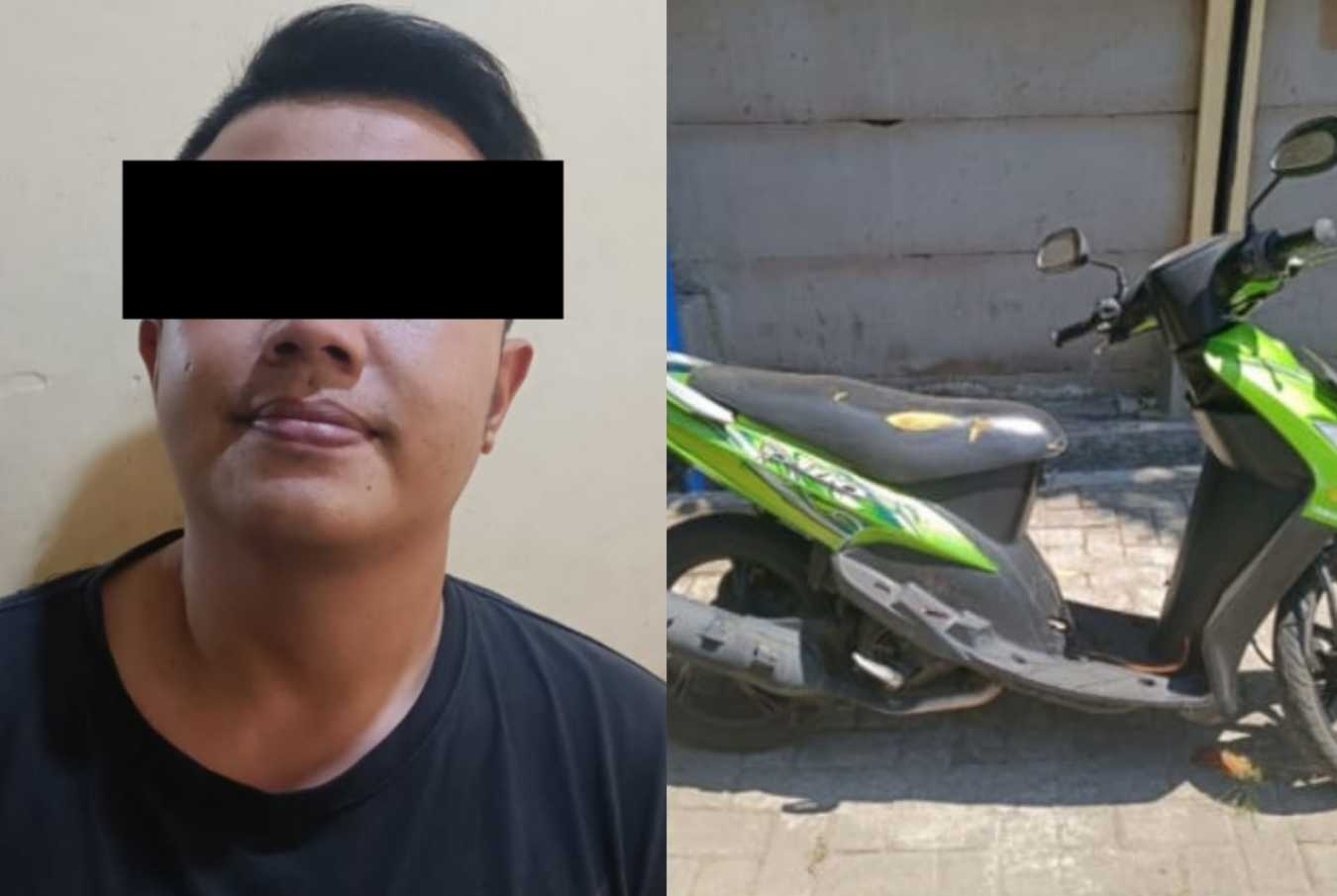 Tersangka sabu yang diamankan Polsek Pabean Cantikan Surabaya