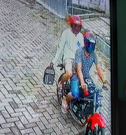 Diduga pelaku pelempar bom di Malang