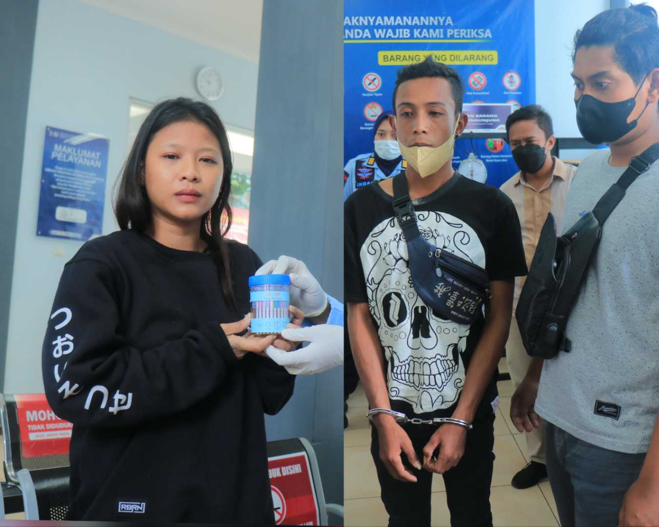 Pria ini Coba Masukan Sabu Dalam Lapas dan wanita yang membantu