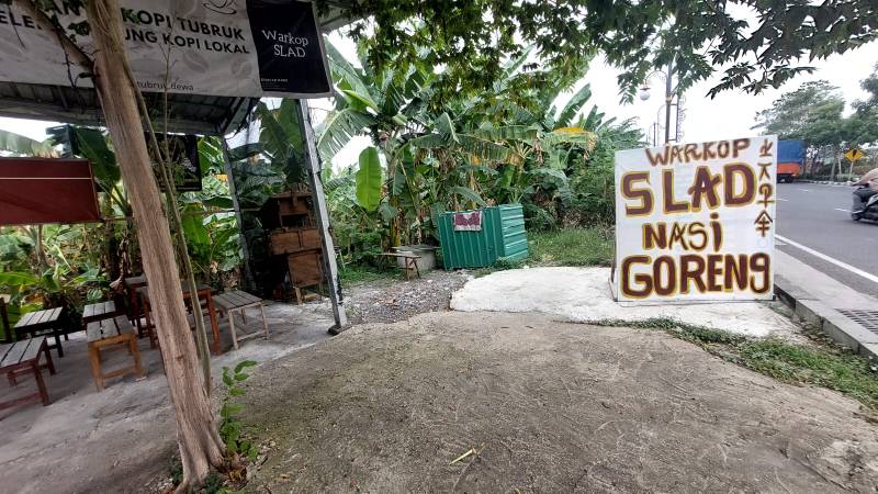 Lokasi warkop yang dibobol Maling 