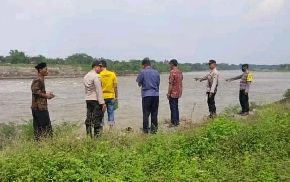 Lokasi Dua Remaja Hanyut di Sungai Brantas 