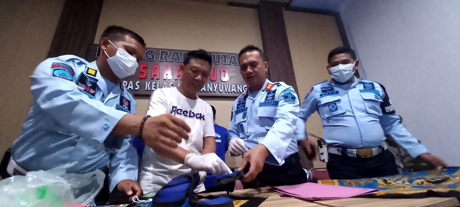 Ojol pembawa barang haram di Banyuwangi 