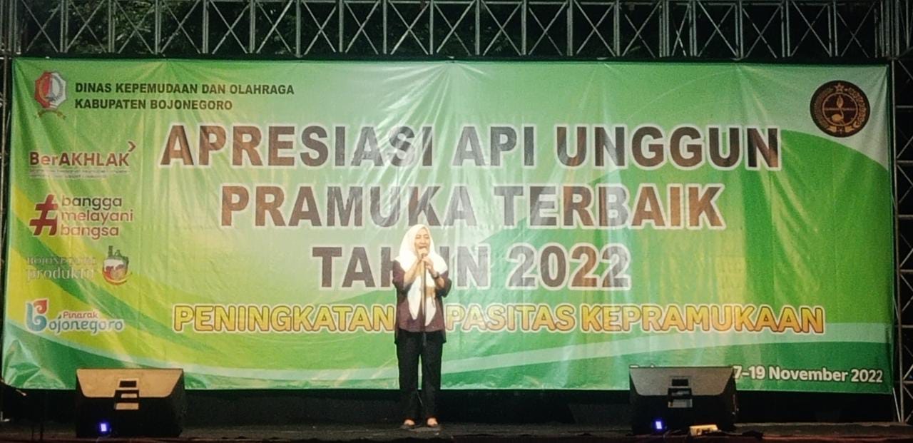 menggelar Malam Apresiasi Api Unggun Pramuka Terbaik Tahun 2022, Bojonegoro 