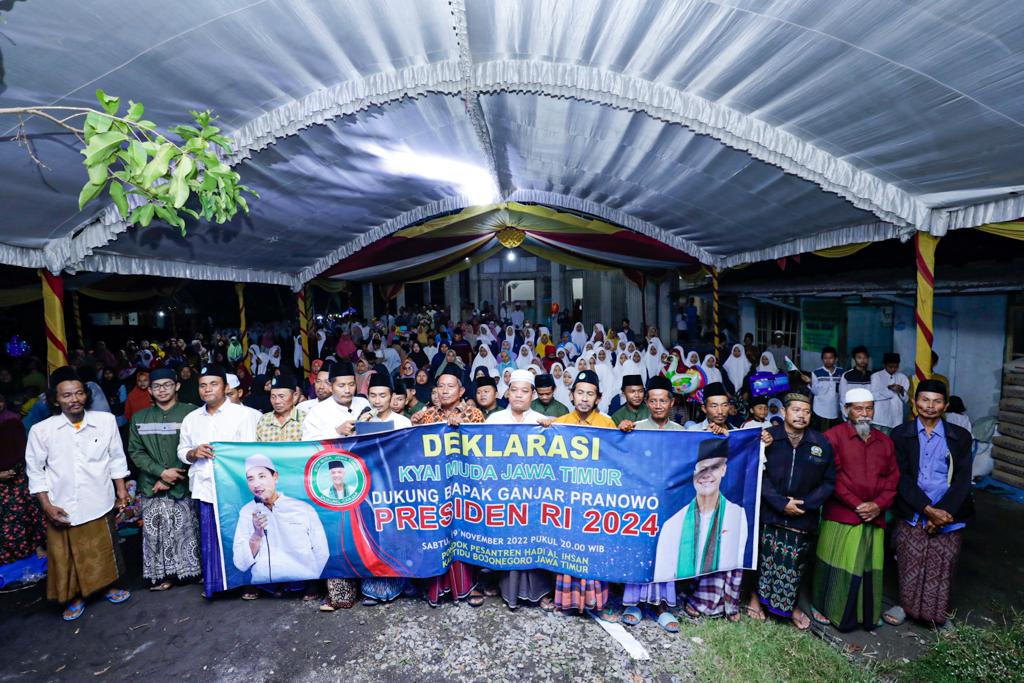  Kyai Muda di Bojonegoro Dukung Ganjar