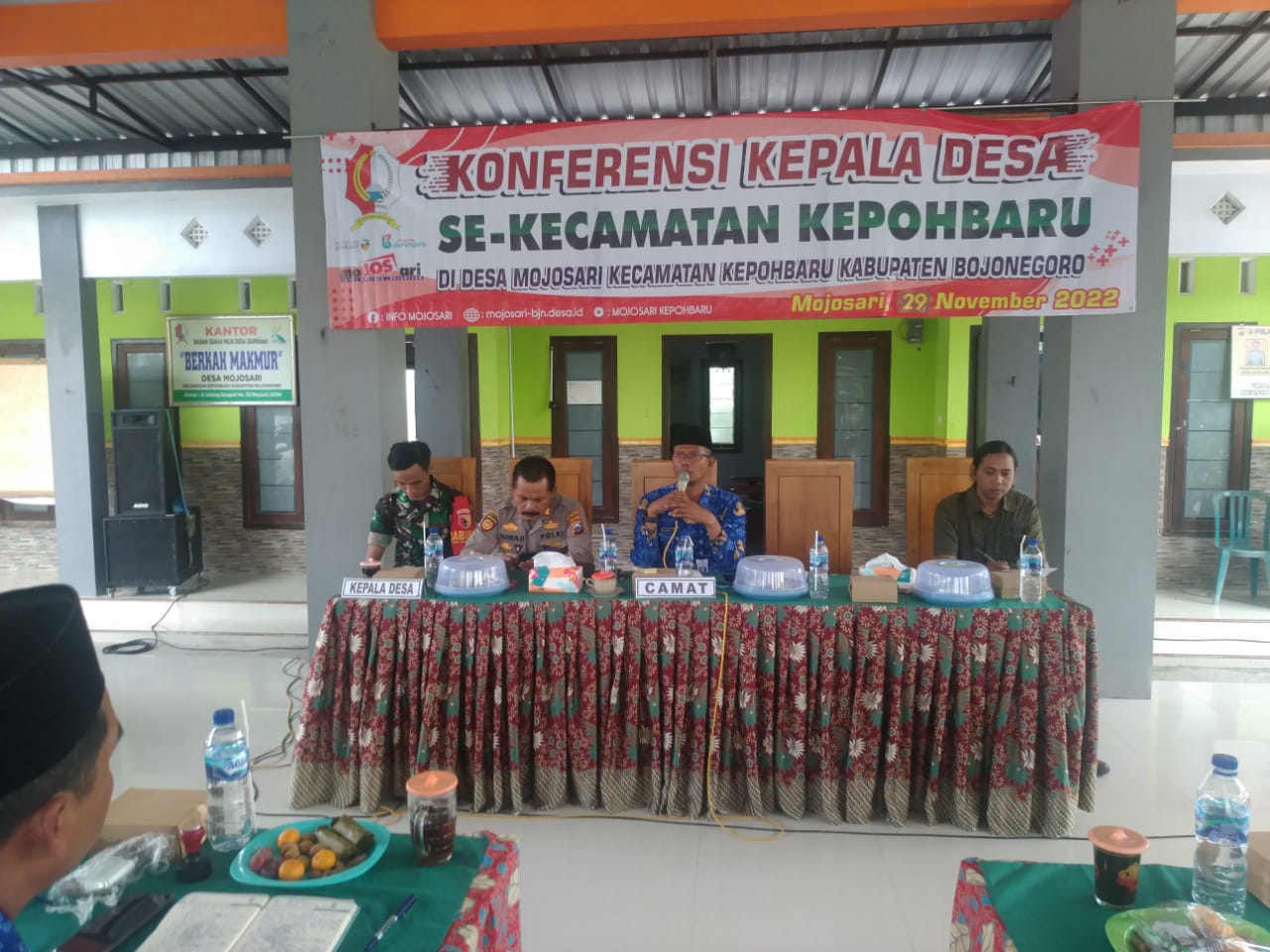 Konferensi Kades se- Kecamatan Kepohbaru