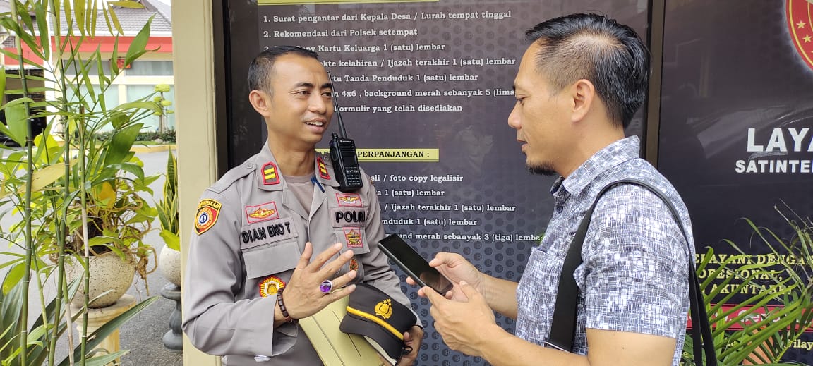 Kapolsek Tempurejo Iptu Dian Eko Timuriyono
