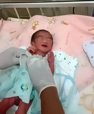Bayi laki laki yang ditemukan warga di Sumenep 