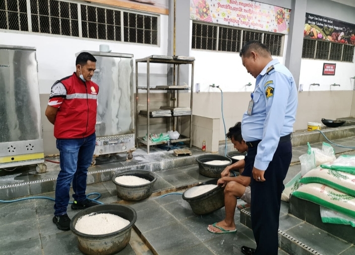 Kalapas Narkotika Kelas II A Pamekasan Cek Kesiapan Dapur