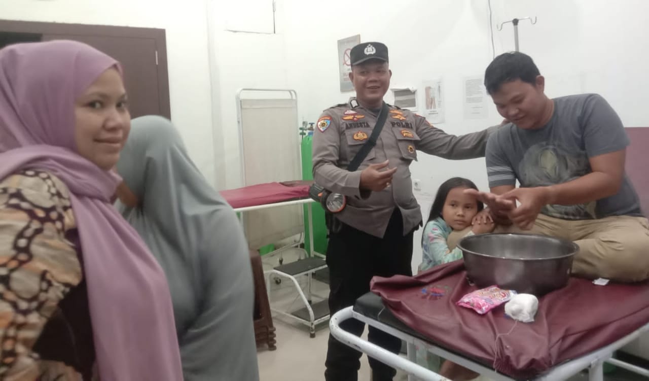 Polsek Pendopo Berhasil Amankan Ular Sanca