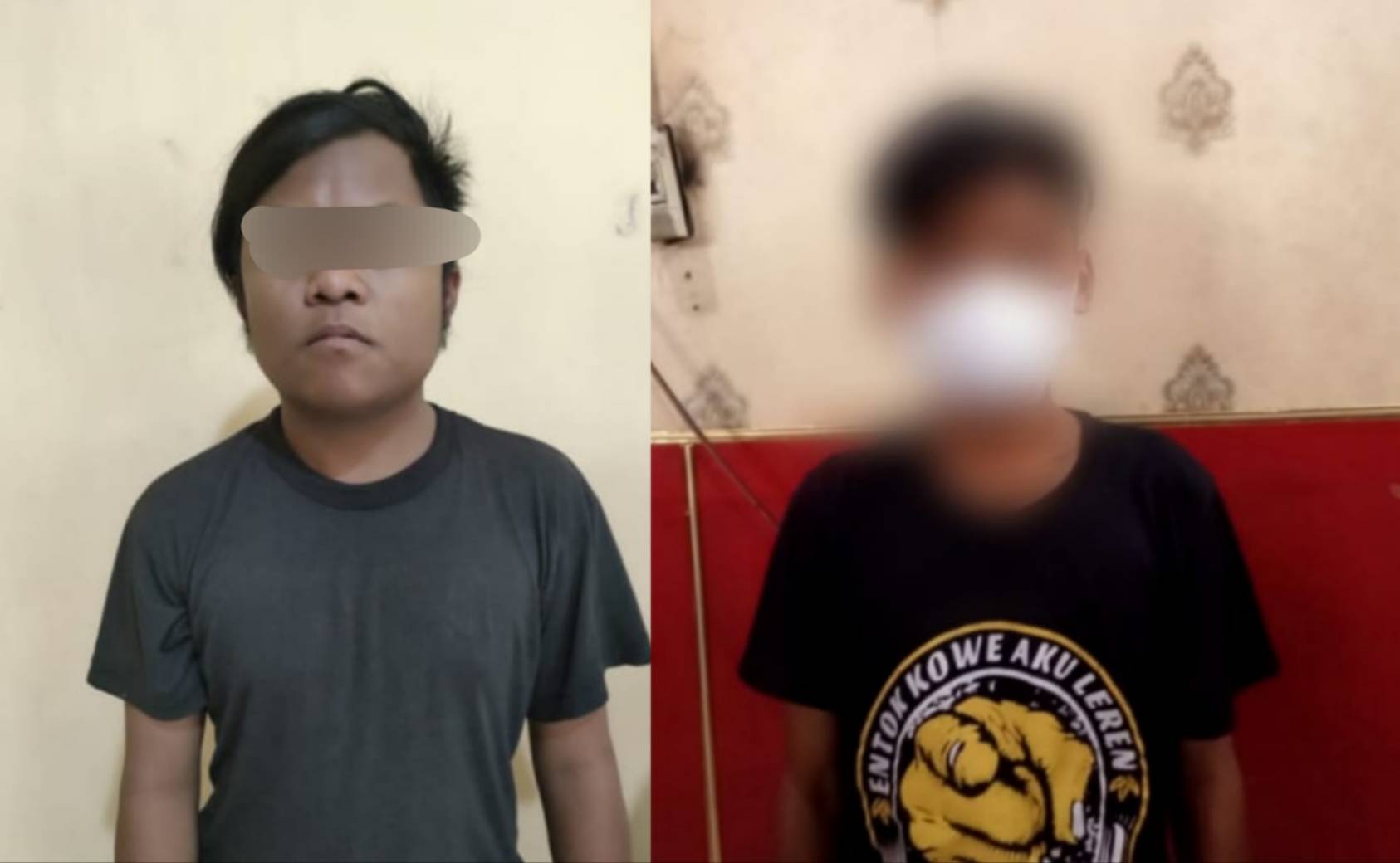 Pelaku pembawa pedang yang diamankan Polsek Kenjeran 