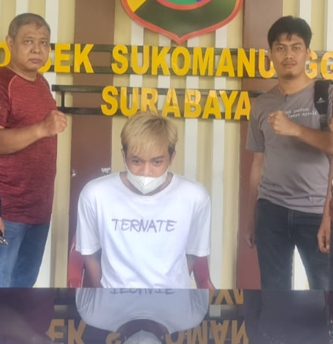 Pelaku pencurian yang diamankan Polsek Sukomanunggal 