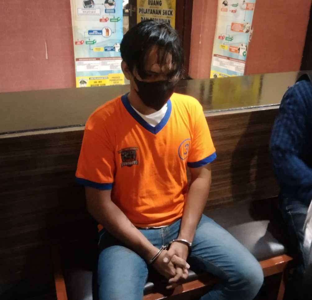 Pelaku pencuri tabung LPG di Polsek Tegalsari Surabaya 