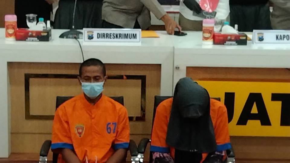 Pasutri yang ditangkap Polda Jatim, Penyalur TKW