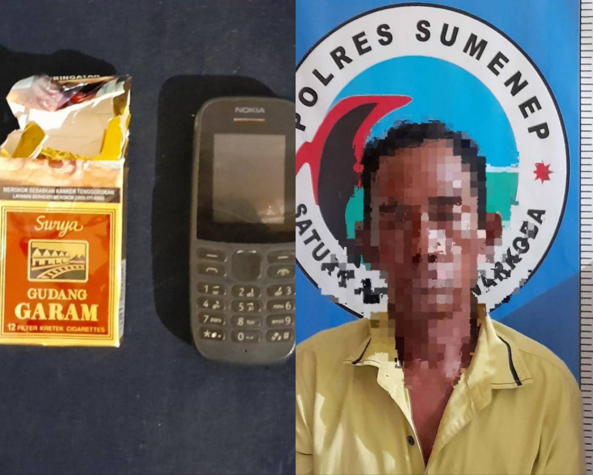 Tersangka sabu di Polres Sumenep 