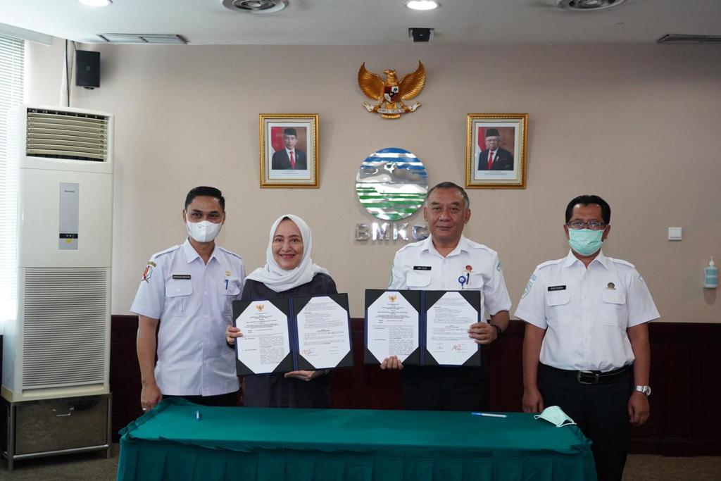 Bupati Bojonegoro Bersama Sekretaris Utama BMKG Tandatangani MoU Mitigasi Bencana