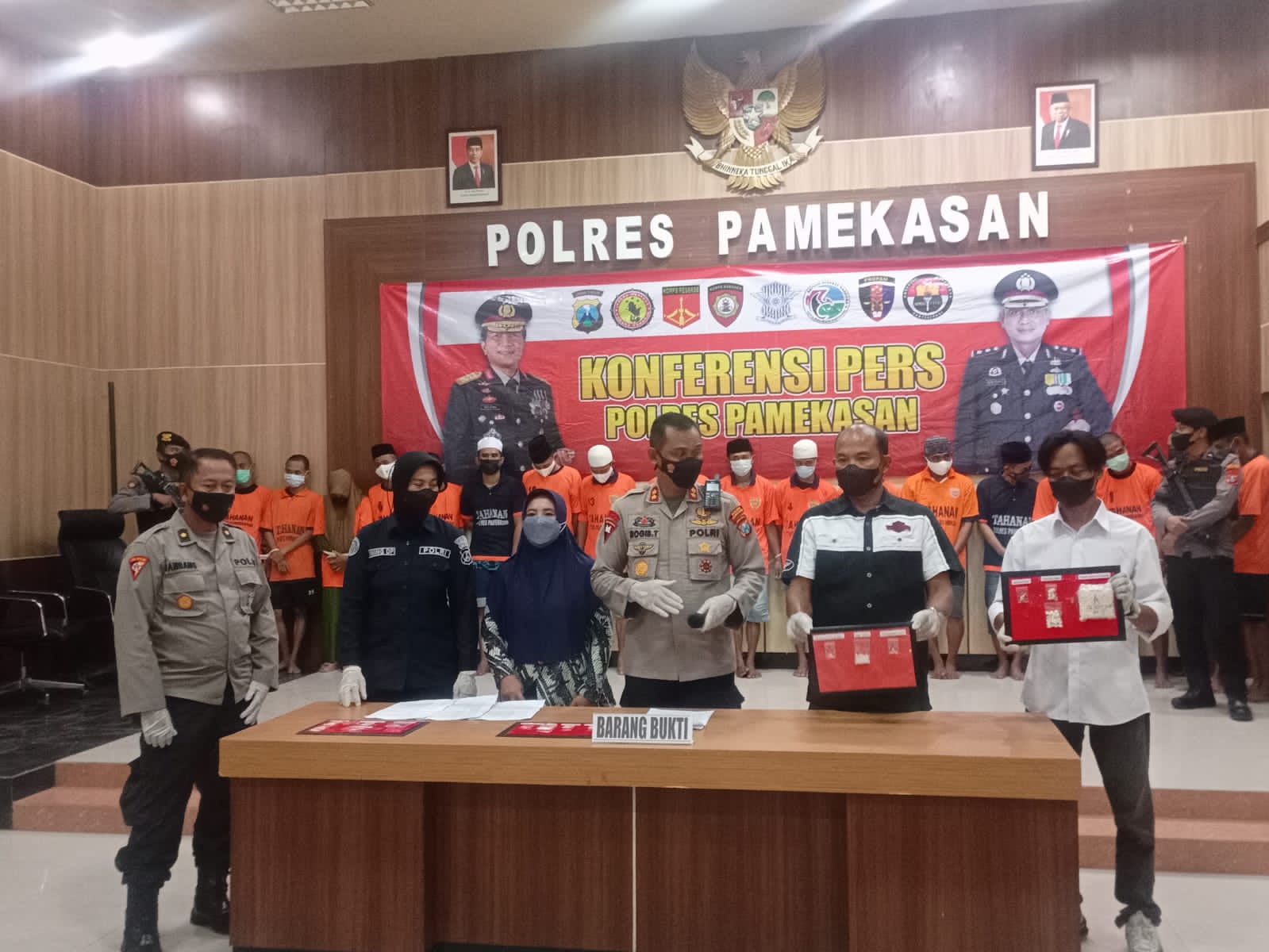 Ungkap kasus Narkoba Polres Pamekasan 