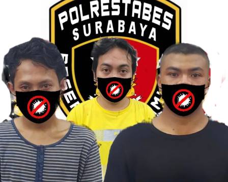Tiga pelaku pencurian 